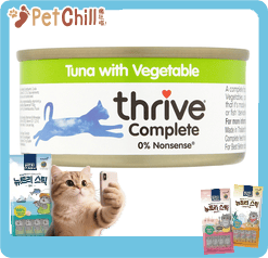 Thrive 貓罐頭 脆樂芙 吞拿魚+蔬菜 75g (青綠色) (T_C_C_N1) (圖片1)
