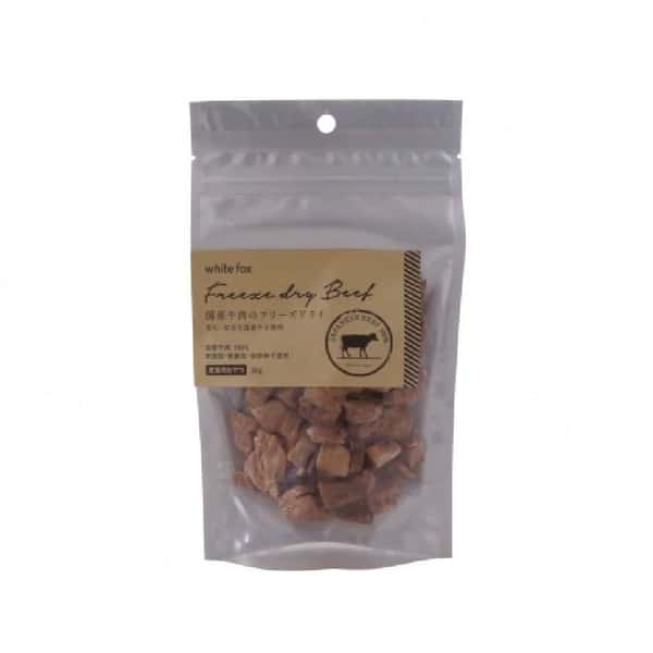 日本WHITE FOX 凍乾脫水 日本國產 牛柳粒 30g (貓用) (圖片1)