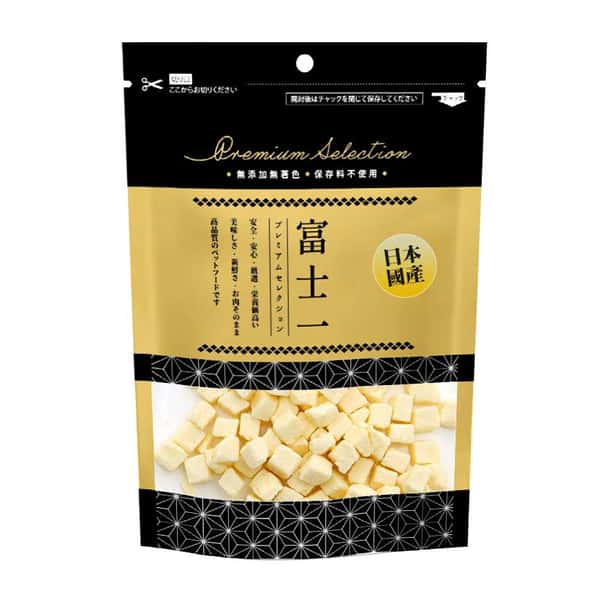 富士一 富士一 寵物小食 日本芝士奶酪粒 100g 100g 貓犬用 正面圖