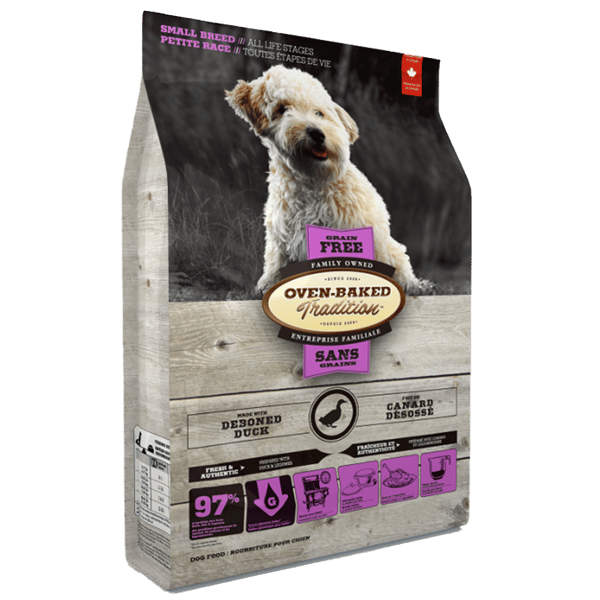 Oven Oven Baked 狗糧 無穀物 鴨肉配方 細粒 5lb 5lb  正面圖