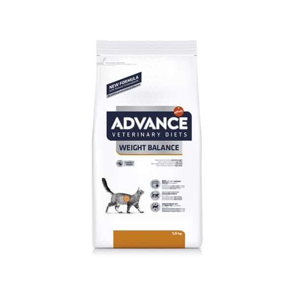 ADVANCE ADVANCE 處方糧 貓糧 減肥配方 1.5kg 5kg 正面圖