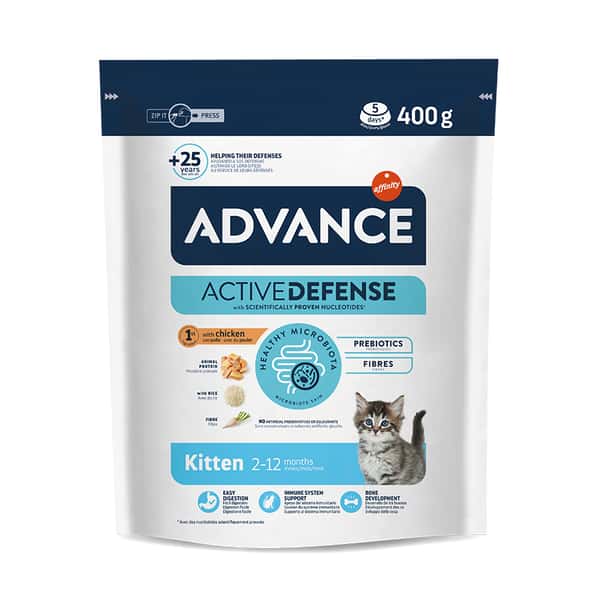 ADVANCE ADVANCE 幼貓糧 日常護理 400g 400g 正面圖