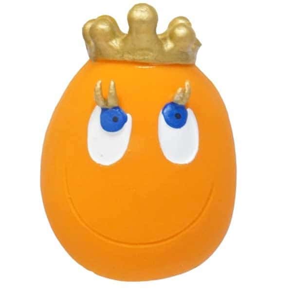 日本DADWAY LANCO狗狗玩具 天然橡膠Humpty Dumpty蛋 橙色 一個 (圖片1)