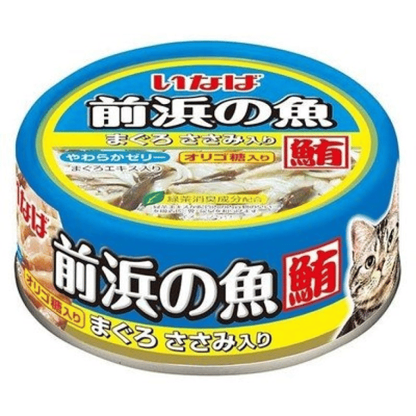 CIAO 貓罐頭 INABA 前浜の魚 金槍魚+雞 115g (IWF-153) (圖片1)
