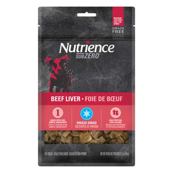 Nutrience SUBZERO 狗零食 凍乾脫水狗小食 鮮牛肝 90g (D6524) (圖片1)