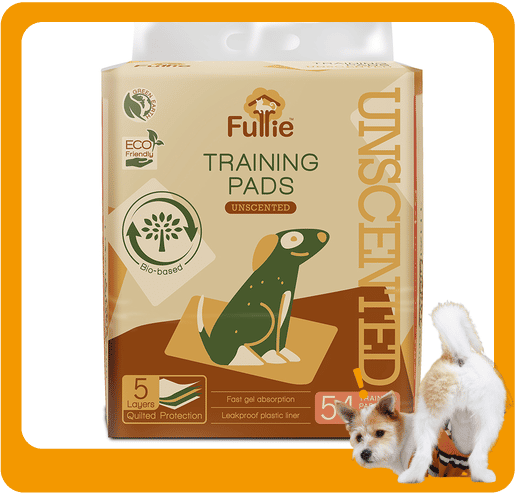 Furrie芙莉爾 Furrie芙莉爾 生物基自然分解環保 寵物尿墊 狗尿墊 狗尿片 [45x60 M碼 54PADS]   正面圖