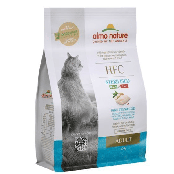 Almo Nature HFC 成貓糧 新鮮鱈魚 300g (9110) (圖片1)