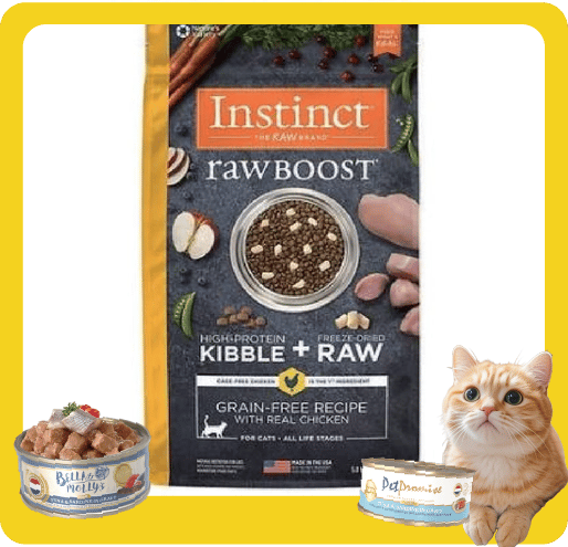 Instinct Instinct 貓糧 本能 貓糧 無穀物生肉系列 雞肉 5lb 5lb 正面圖