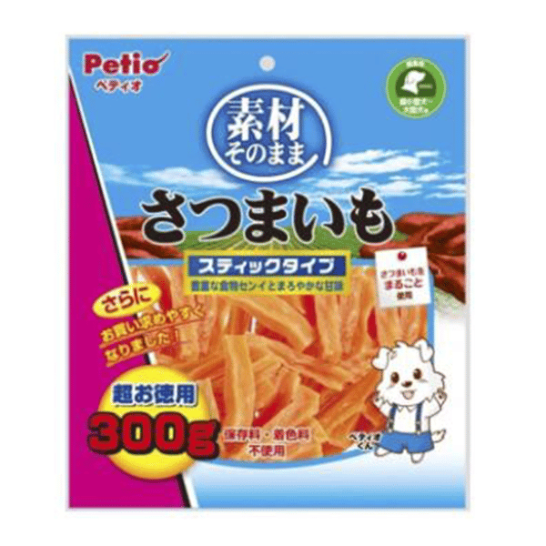 Petio 狗零食 天然原味 香甜高纖乾甘薯條 腸胃健康 280g (90501483) (圖片1)