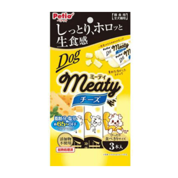 Petio 狗零食 Meaty無添加生食感 低脂低鹽芝士醬 3支裝 (90502655) (圖片1)