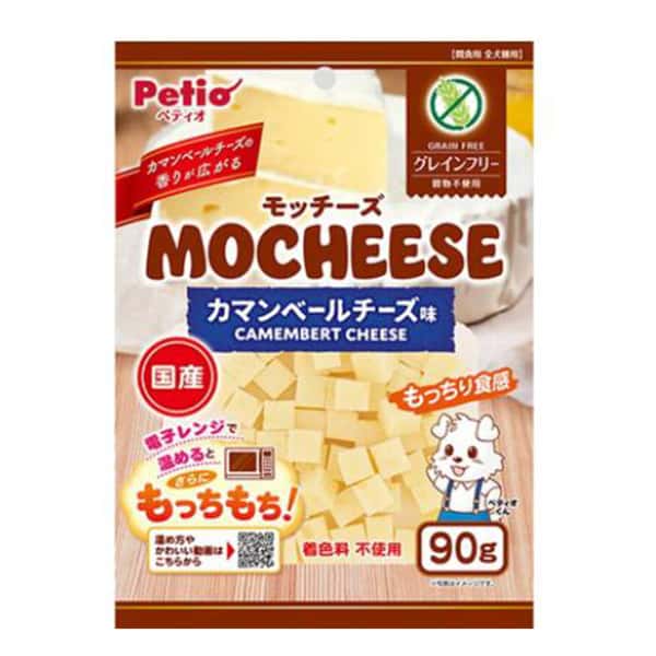 Petio 狗零食 日本產 低敏無穀物 卡門貝爾芝士粒 (可加熱 輔助餵藥) 90g (90502544) (圖片1)