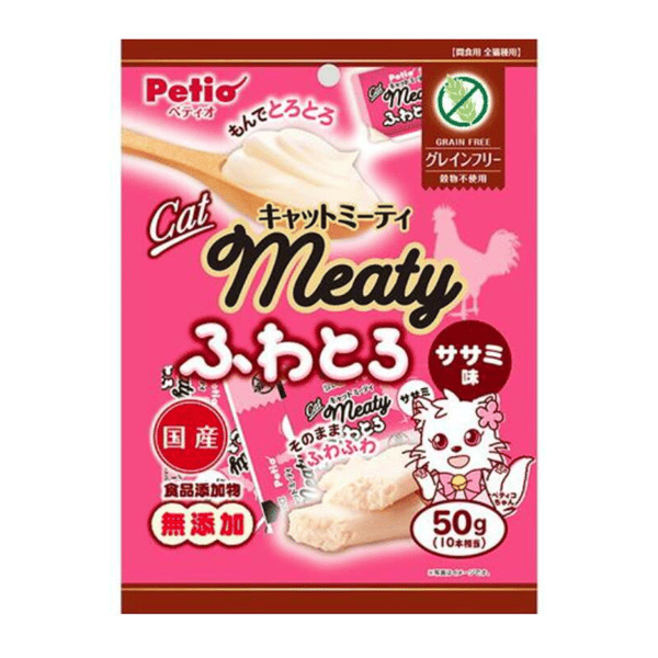 Petio Meaty 貓零食 日本產無穀物 鬆軟雞胸肉肉醬 50g (90602562) (圖片1)