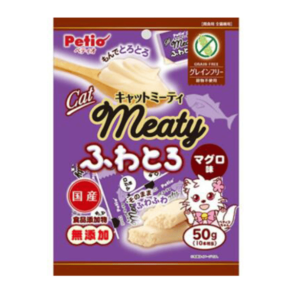 Petio Meaty 貓零食 日本產無穀物 鬆軟吞拿魚肉醬 50g (90602563) (圖片1)