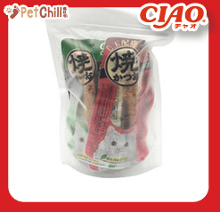 CIAO 貓零食 日本燒鰹魚條 大包裝 25g [套裝1包10條] (圖片1)