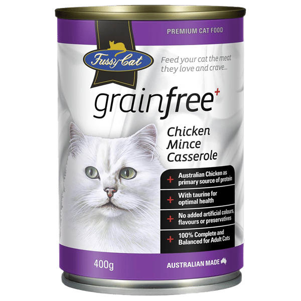 Fussy Cat Grain Free Hypoallergenic Cat Tins With Chicken Mince Casserole 400g (圖片1)