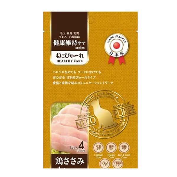 Riverd Riverd Republic 貓貓肉泥小食 特級保健系列 雞胸肉 52g 52g  正面圖