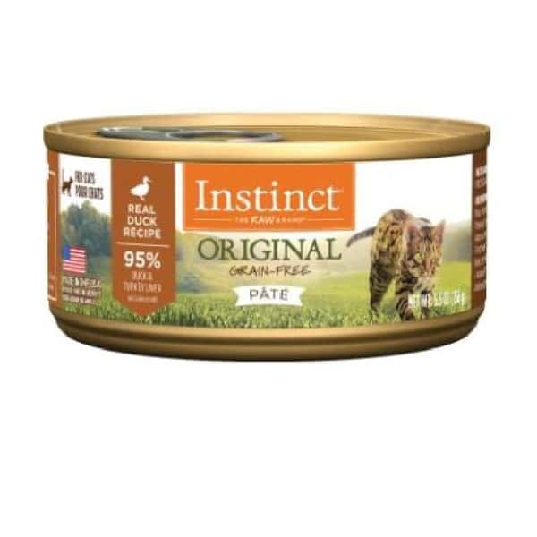 Instinct Instinct 貓罐頭 無穀物鴨肉配方 5.5oz 5oz 包裝圖