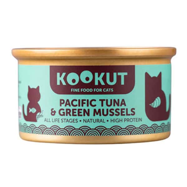 KOOKUT 貓罐頭 太平洋吞拿魚綠唇青口仔 70g (WCKUCW1010405) (圖片1)