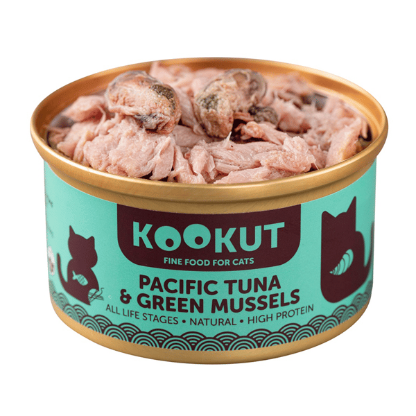 KOOKUT 貓罐頭 太平洋吞拿魚綠唇青口仔 70g (WCKUCW1010405) (圖片3)