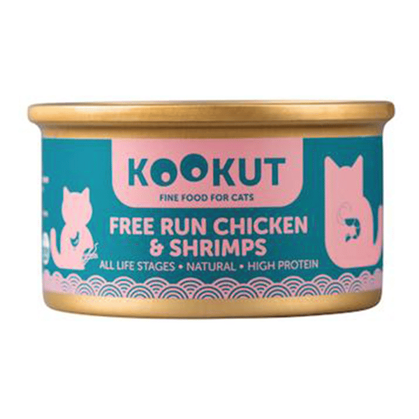 KOOKUT 貓罐頭 天然放養雞鮮蝦 70g (WCKUCW1008310) (圖片1)