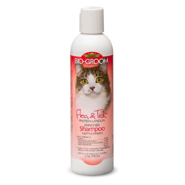 BIO-GROOM BIO-GROOM 貓用除蚤及去蝨洗毛水 Flea & Tick 8oz 8oz 貓用 正面圖