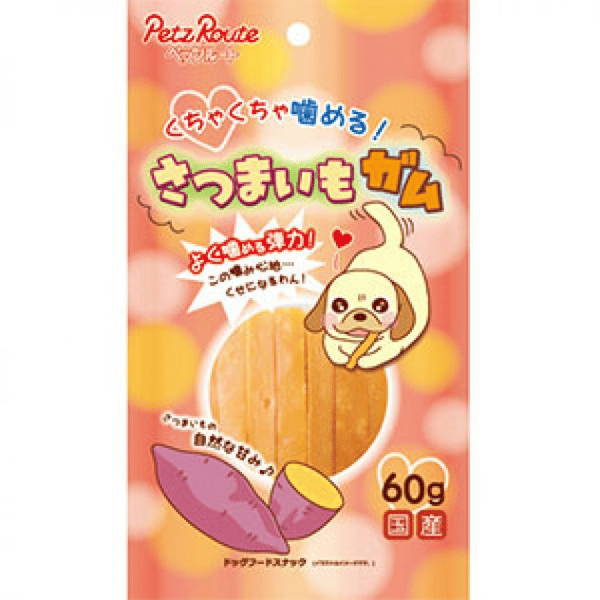 日本Petz Route 甘薯橡皮棒 60g (犬用) (圖片1)