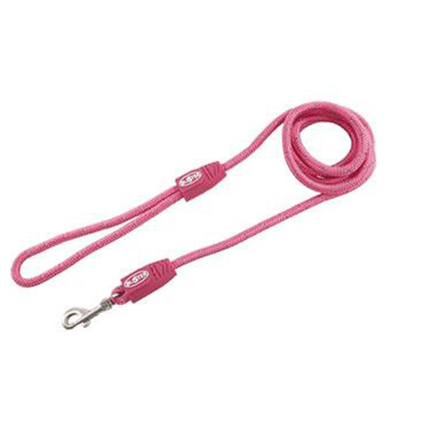 Buster 反光牽繩 Reflective Rope Lead 13mm x 120cm 粉紅色 (287223) (圖片1)