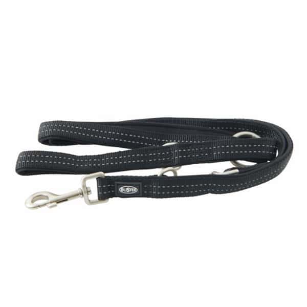 Buster 氯丁橡膠多功能牽繩 Neoprene Multipurpose Lead 180cm 黑色 細碼 (287011) (圖片1)