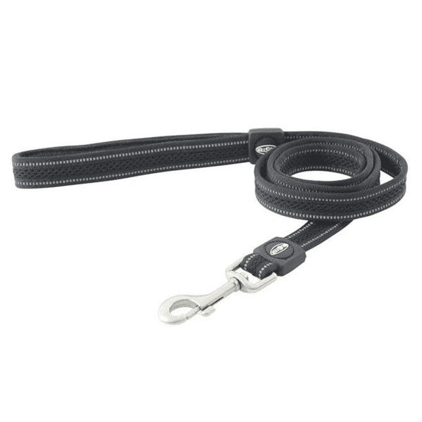 Buster反光網格牽繩Reflective Mesh Lead 180cm 黑色 細碼 (287106) (圖片1)