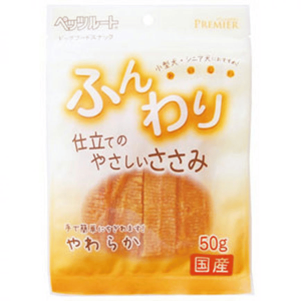 日本Petz Route 超軟風琴雞柳 50g (犬用) (圖片1)