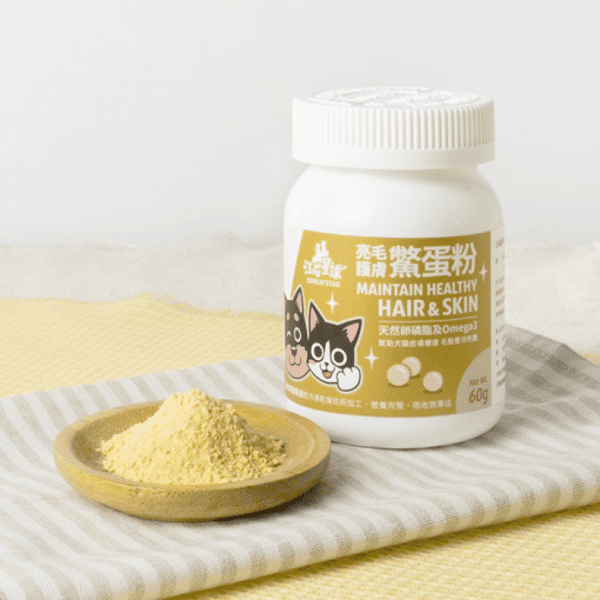 汪喵星球 DogCatStar 亮毛護膚鱉蛋粉 60g (貓犬用) (HS715) (圖片1)