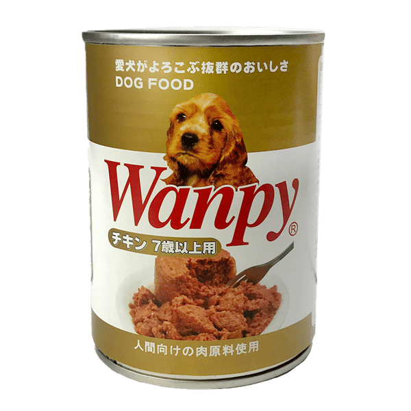 Wanpy 狗罐頭 七歲以上 雞肉配方 375g (YY850229) (圖片1)