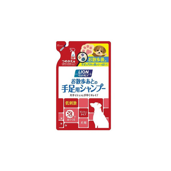 日本獅王LION Pet 狗狗散步後清潔液 220ml 補充裝 (圖片1)