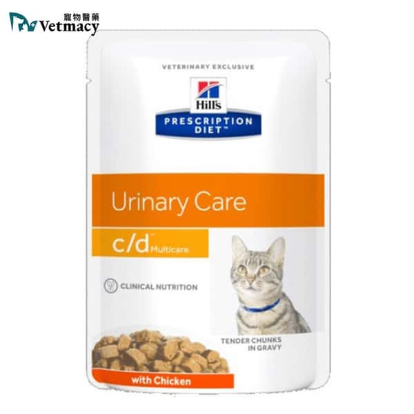 Hills Cat Wet Food Prescription Diet Pouch c/d Multicare Urinary Care with Chicken 85g (605908) (圖片1)