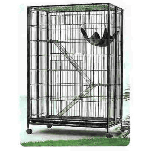 特大豪華舒適貓籠 Epoxy coating premium cat cage (92x58x142cm) (1185D) (圖片1)