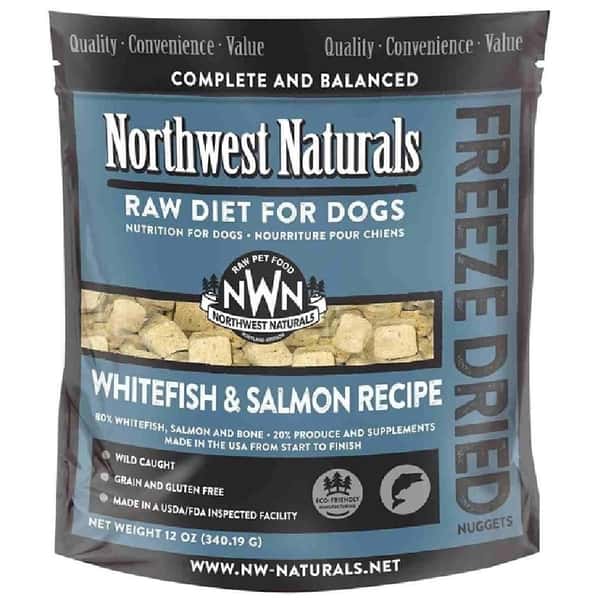 Northwest Naturals 無穀物凍乾脫水狗糧 白身魚+三文魚 12oz 340g (NWFDWF) (圖片1)