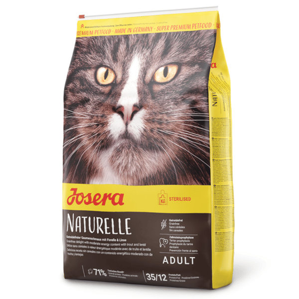 Josera 貓糧 成貓糧 絕育或室內配方 Naturelle 雞肉+豌豆粉+蕃薯+鱒魚乾 2kg (JC7252) (圖片1)