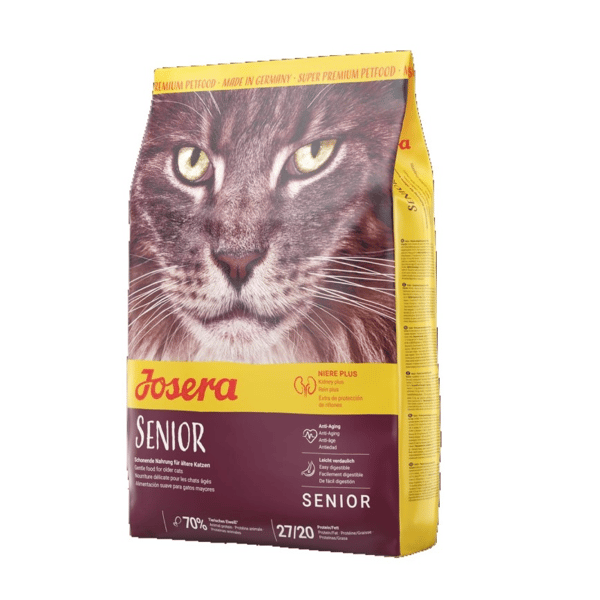 Josera Josera 貓糧 老貓糧 腎臟配方 Senior 米飯+玉米+甜菜漿+鴨肝 10kg 10kg 正面圖