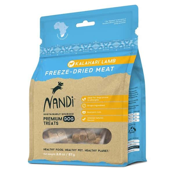 Nandi Nandi 狗小食 凍乾羊肉 Freeze Dried Kalahari Lamb 57g 57g 正面圖