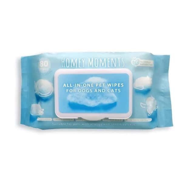 Homey Moments 低敏柔軟濕紙巾(80片裝) 15*20cm (人寵可用) (DCHMCAPW4580C) (圖片1)