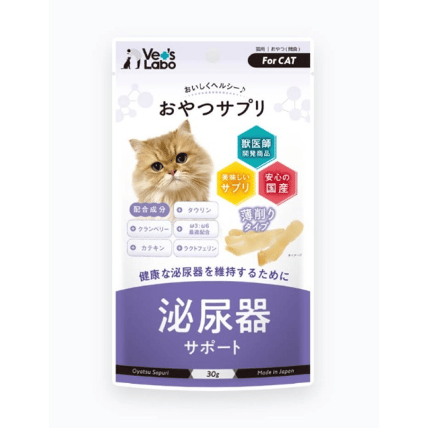 日本Vet'sLabo 貓用 國產 營養食品 泌尿保健零食 30g (圖片1)