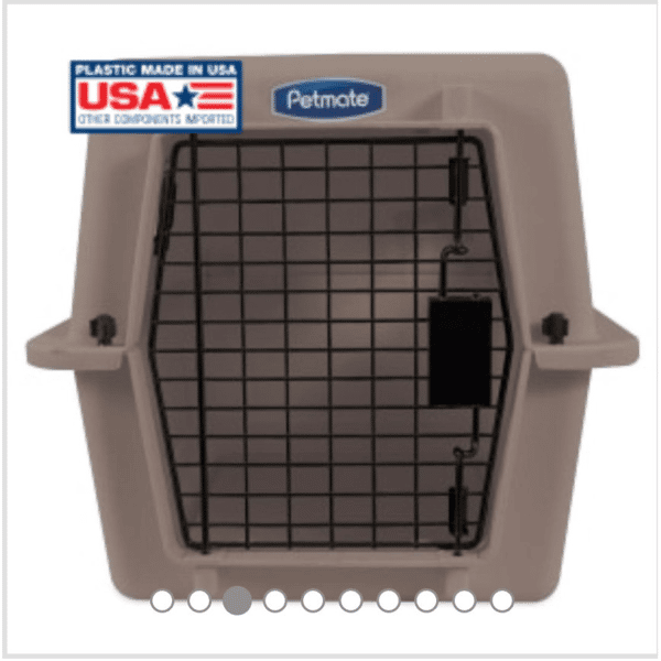 美國Petmate 健力時款運輸飛機籠 細碼 杏色 (16W*21L*15H) (21100) (圖片4)