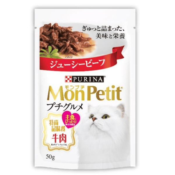 MonPetit 貓濕糧 Gourmet 特尚品味餐 牛肉 50g (12519610) (圖片1)