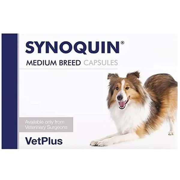 VetPlus Synoquin Medium Breed 狗隻關節補充劑 10-25kg 120片肉粒裝 (圖片1)