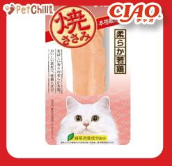CIAO CIAO 貓零食 日本烤雞胸肉 鰹魚湯味 30g 30g  正面圖