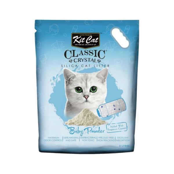 Kit Cat 天然 水晶貓砂 爽身粉味 5L (KC-102) (圖片1)
