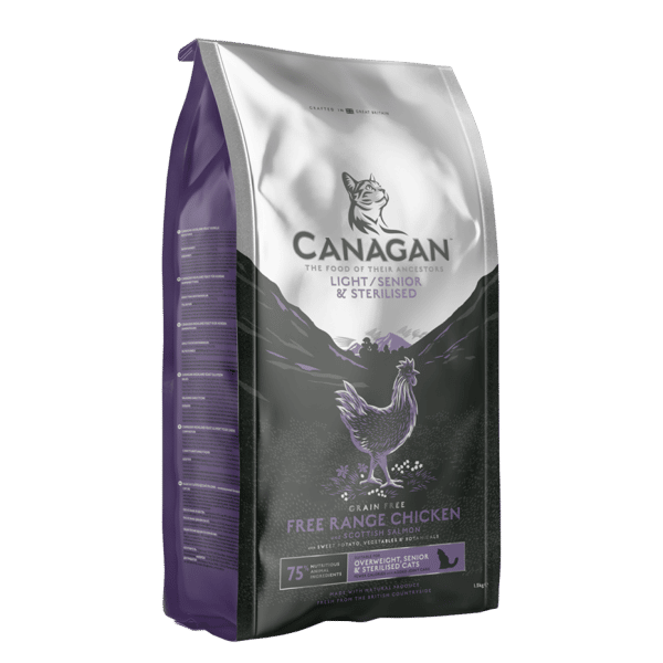 CANAGAN原之選 貓糧 無穀物老貓糧 走地雞配方 減重可用 1.5kg (ZLS1) (圖片1)
