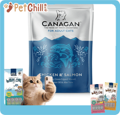 CANAGAN原之選 CANAGAN原之選 貓濕糧 成貓鮮肉滋味包 雞肉及三文魚 85g 85g 正面圖