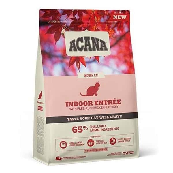 ACANA愛肯拿 ACANA愛肯拿 貓糧 室內貓糧 區域系列 室內主菜配方 1.8kg 8kg 正面圖