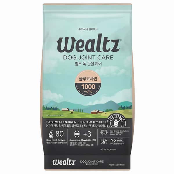 Wealtz Wealtz 狗糧 全犬配方 全方位關節護理食譜 6kg 6kg 正面圖